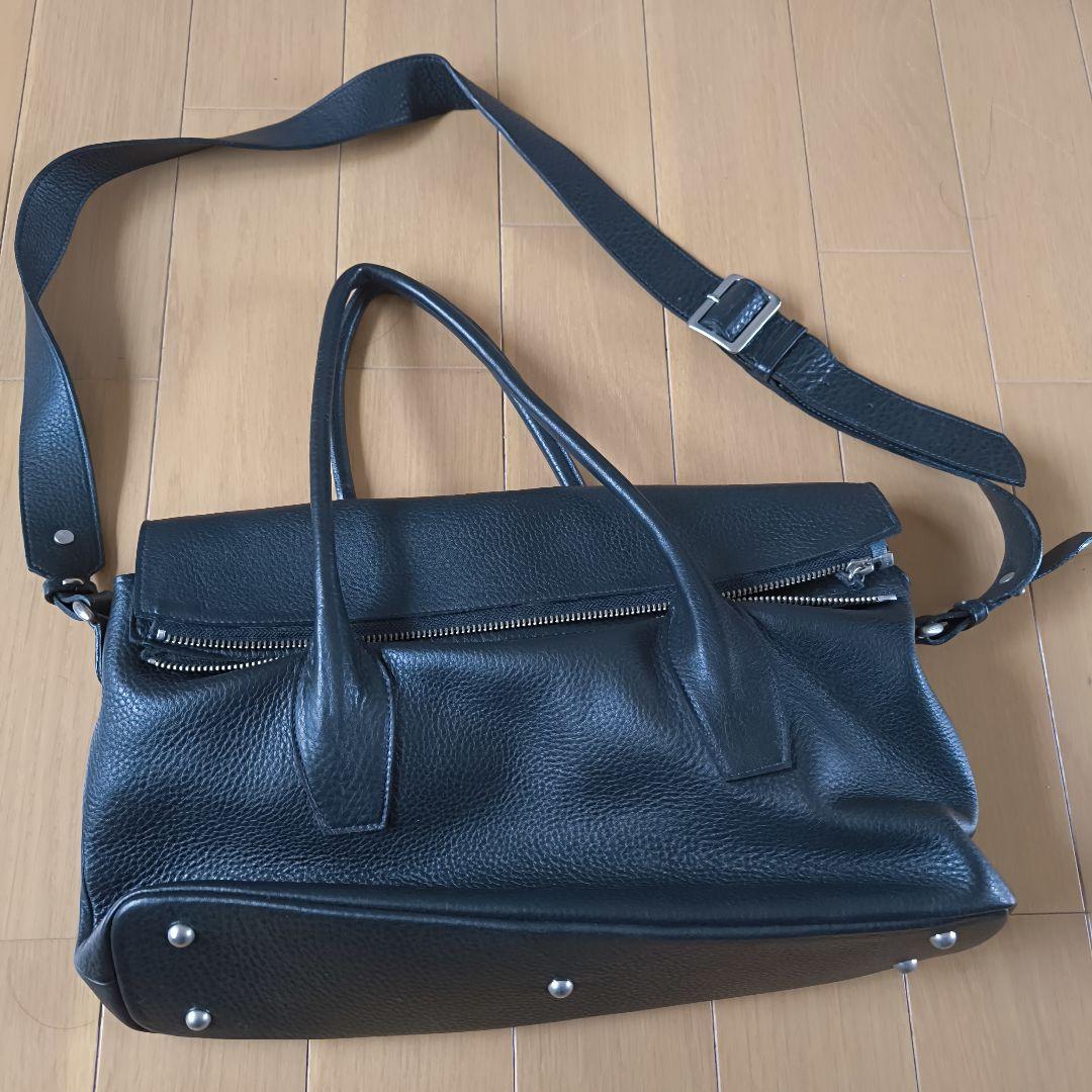 Beato Rosso レザー　ビジネス　トートバッグ 2way 黒色