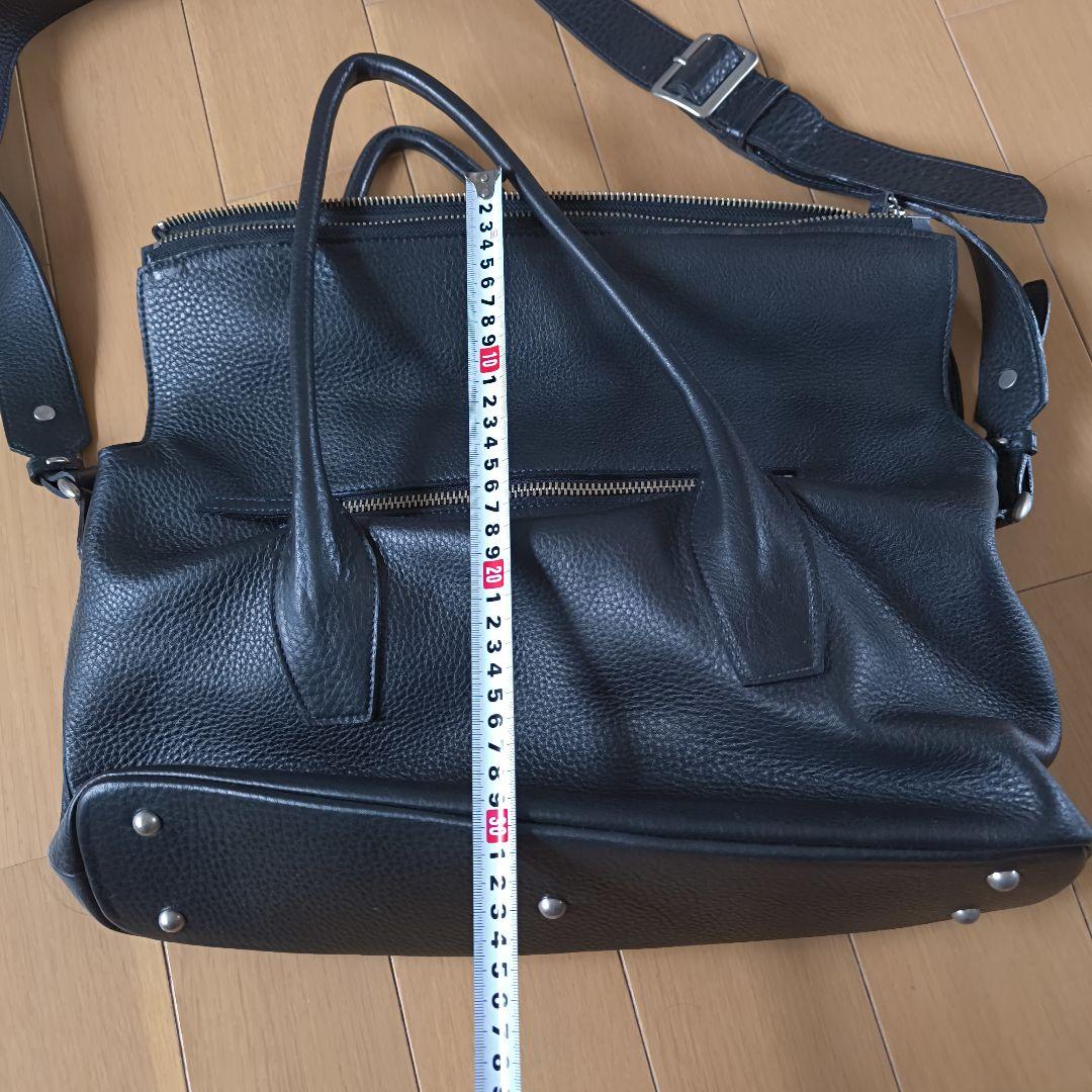 Beato Rosso レザー　ビジネス　トートバッグ 2way 黒色