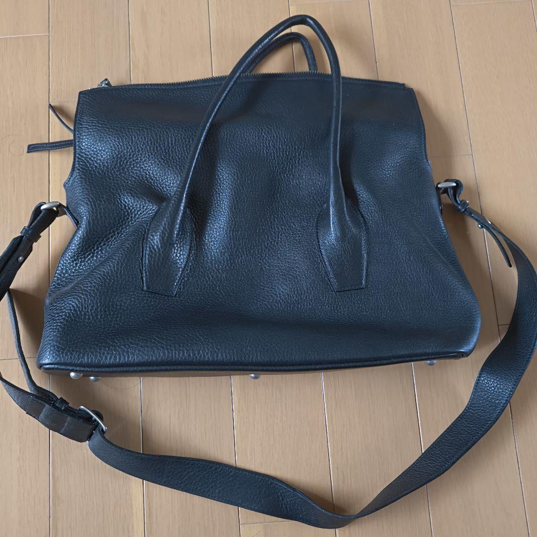 Beato Rosso レザー　ビジネス　トートバッグ 2way 黒色