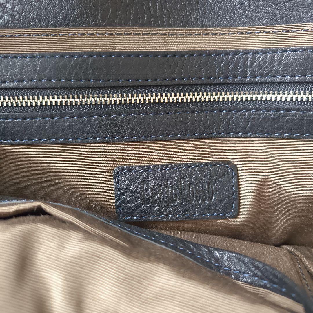 Beato Rosso レザー　ビジネス　トートバッグ 2way 黒色