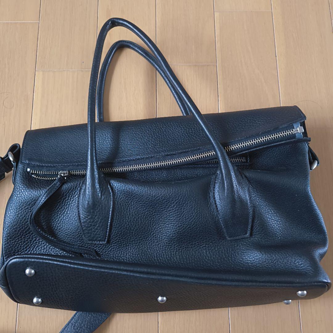 Beato Rosso レザー　ビジネス　トートバッグ 2way 黒色