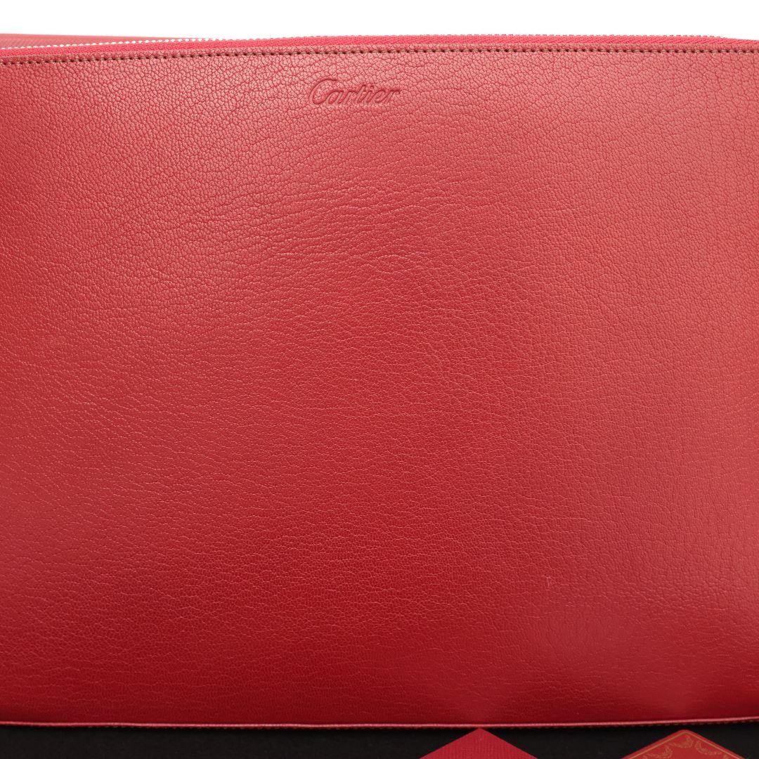 新品未使用 カルティエ Cartier レッド クラッチバッグ ポーチ