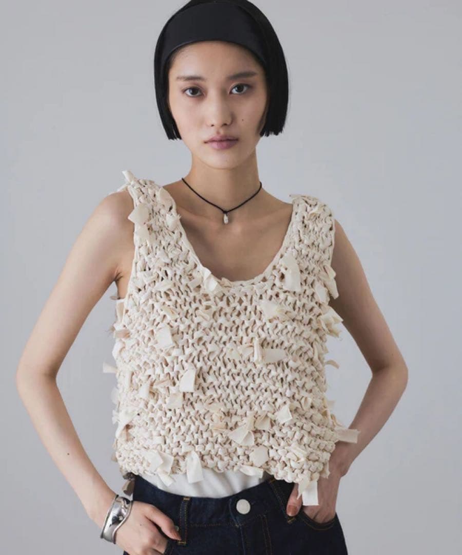 タイムセール アダムエロペ⭐︎テープヤーンベスト