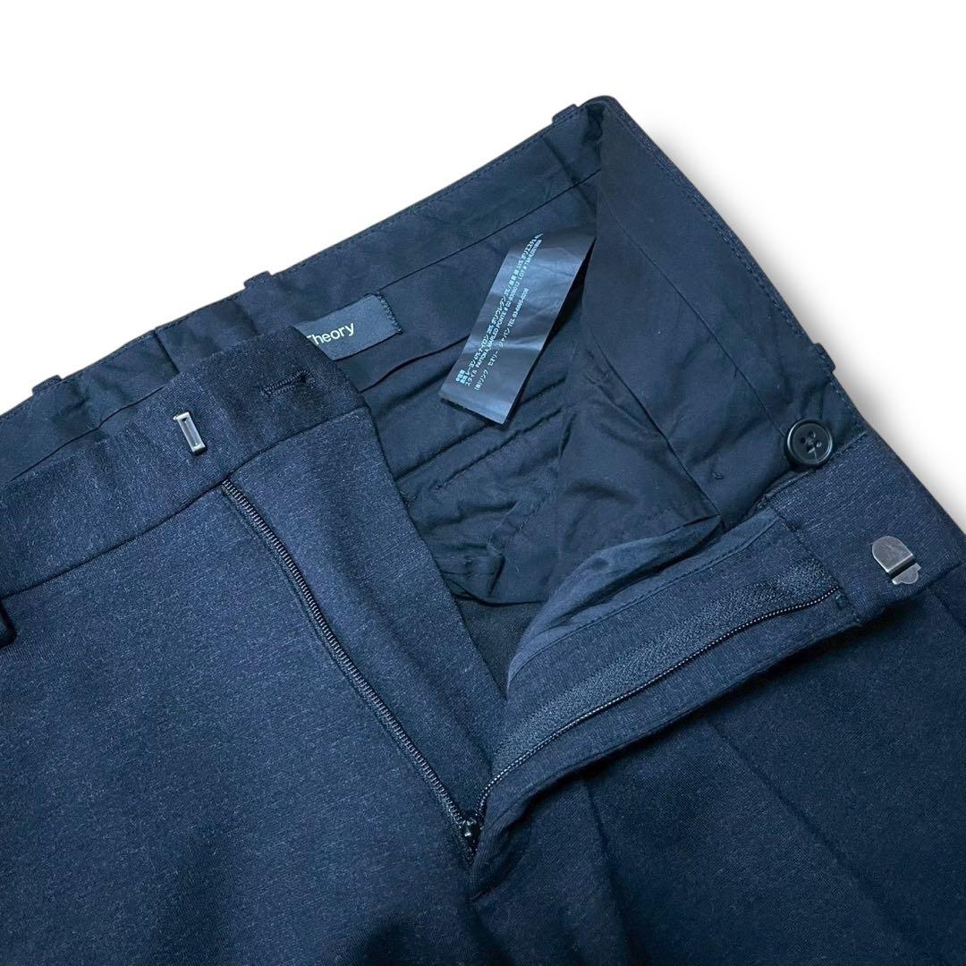 未使用級 現行 Theory メンズスーツ セットアップ ダークグレー 近年