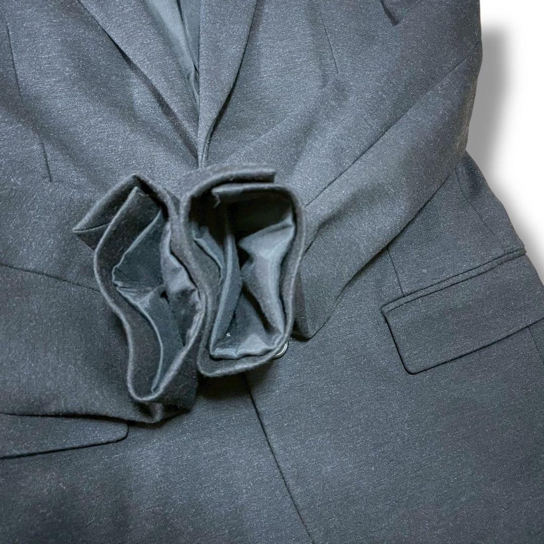 未使用級 現行 Theory メンズスーツ セットアップ ダークグレー 近年