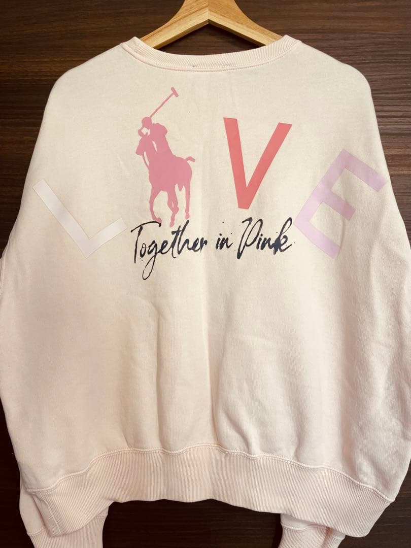 【希少】RALPH LAUREN ピンクポニー トレーナー