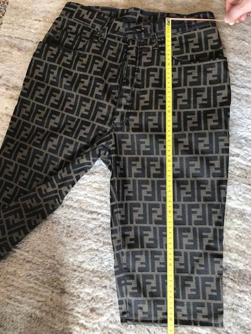 Fendi ロゴプリント カジュアルパンツ