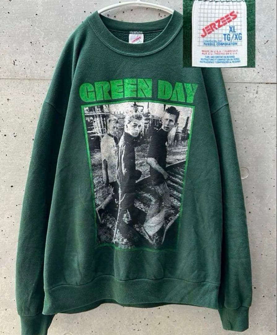H*r様 【USA製90s】 Green Day トレーナー JERZEES X