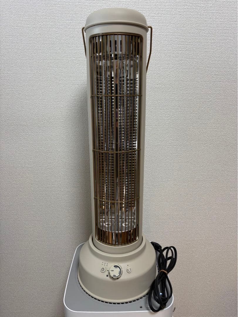 BRUNO タワー型電気ヒーター ベージュ