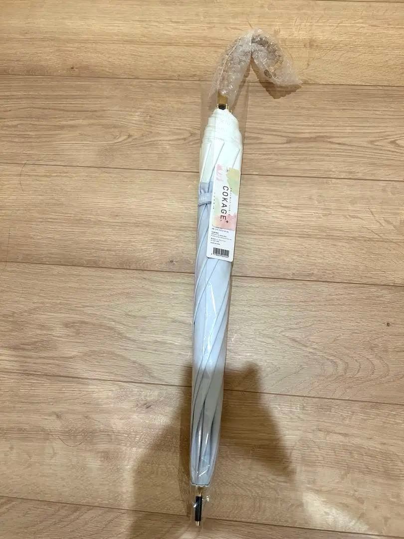 COKAGE+ 日傘 長傘 東レ サマーシールド ブルー ホワイト