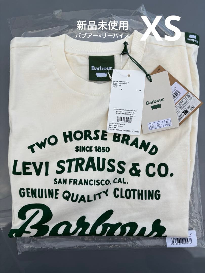 ト*シ様 《Barbour × Levi’s》コラボ グラフィックTシャツ バブ