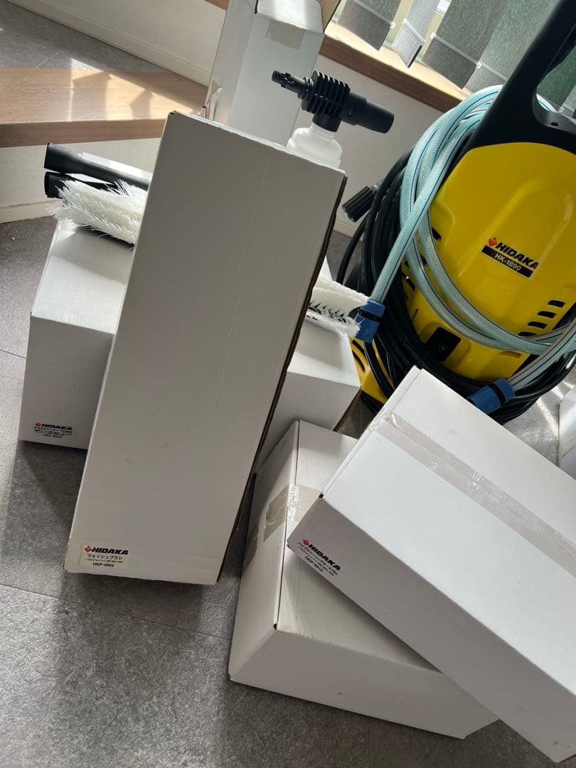 お得！ヒダカ 高圧洗浄機 hk-1890 50Hzアタッチメント　未開封あり