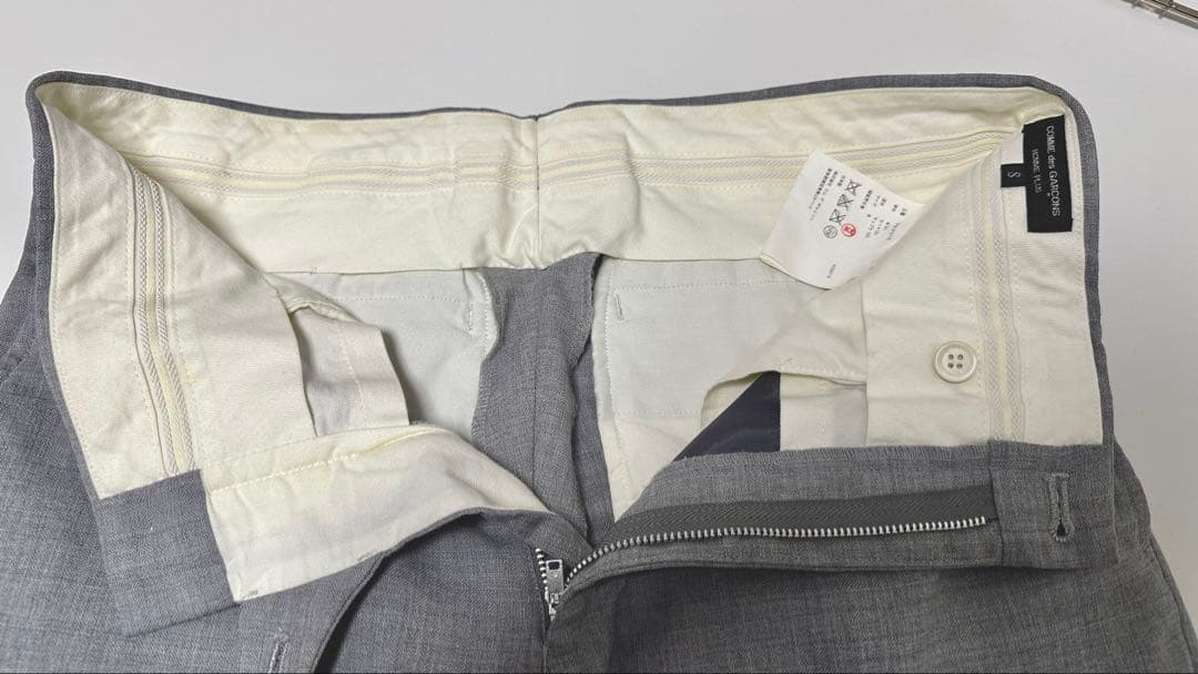 COMME des GARCONS HOMME PLUS ウールスラックス