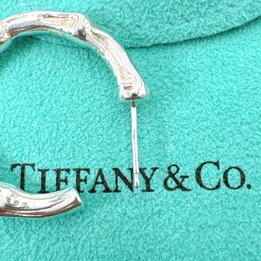 極美品 オールドティファニー バンブー ラージ 片耳 ピアス シルバー925