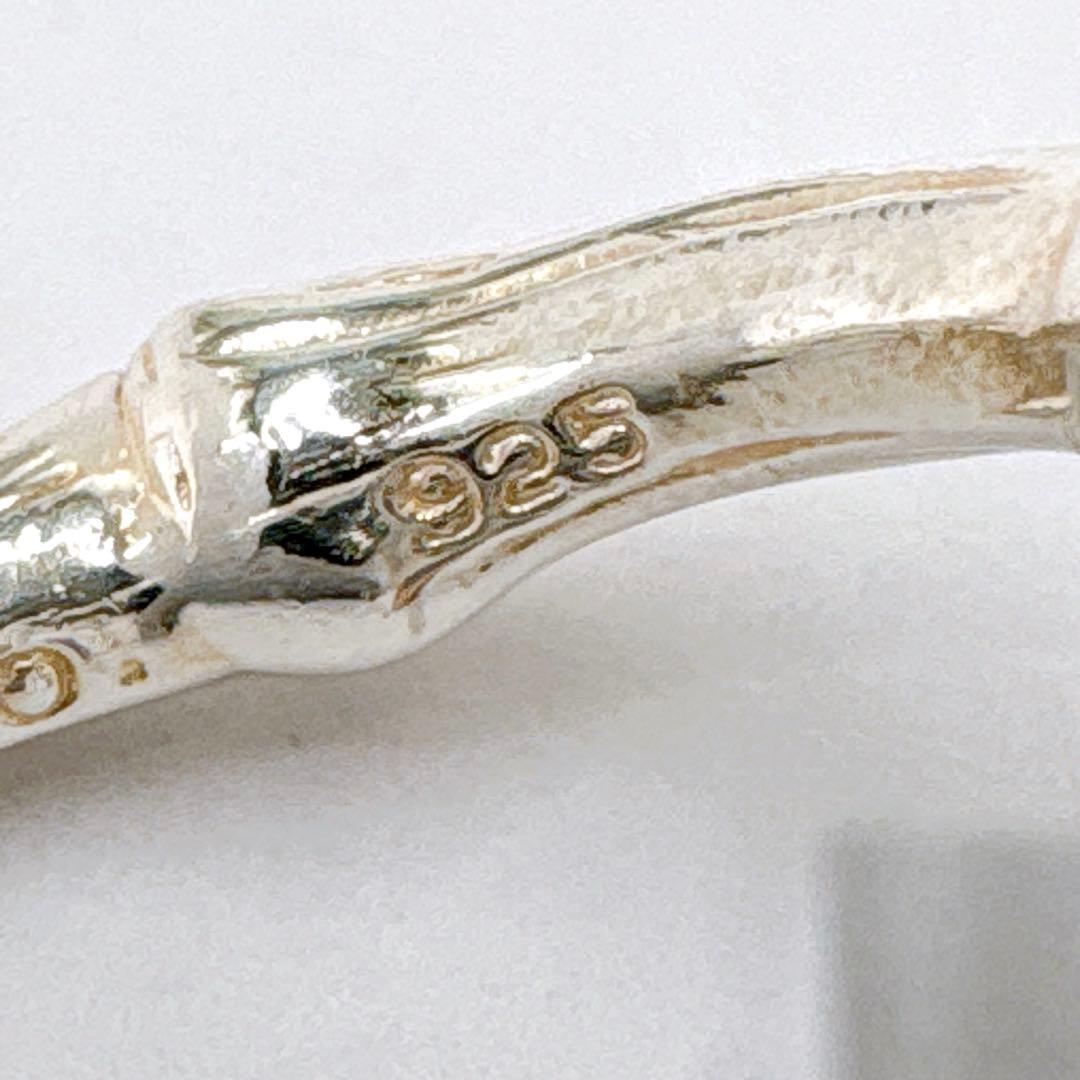 極美品 オールドティファニー バンブー ラージ 片耳 ピアス シルバー925