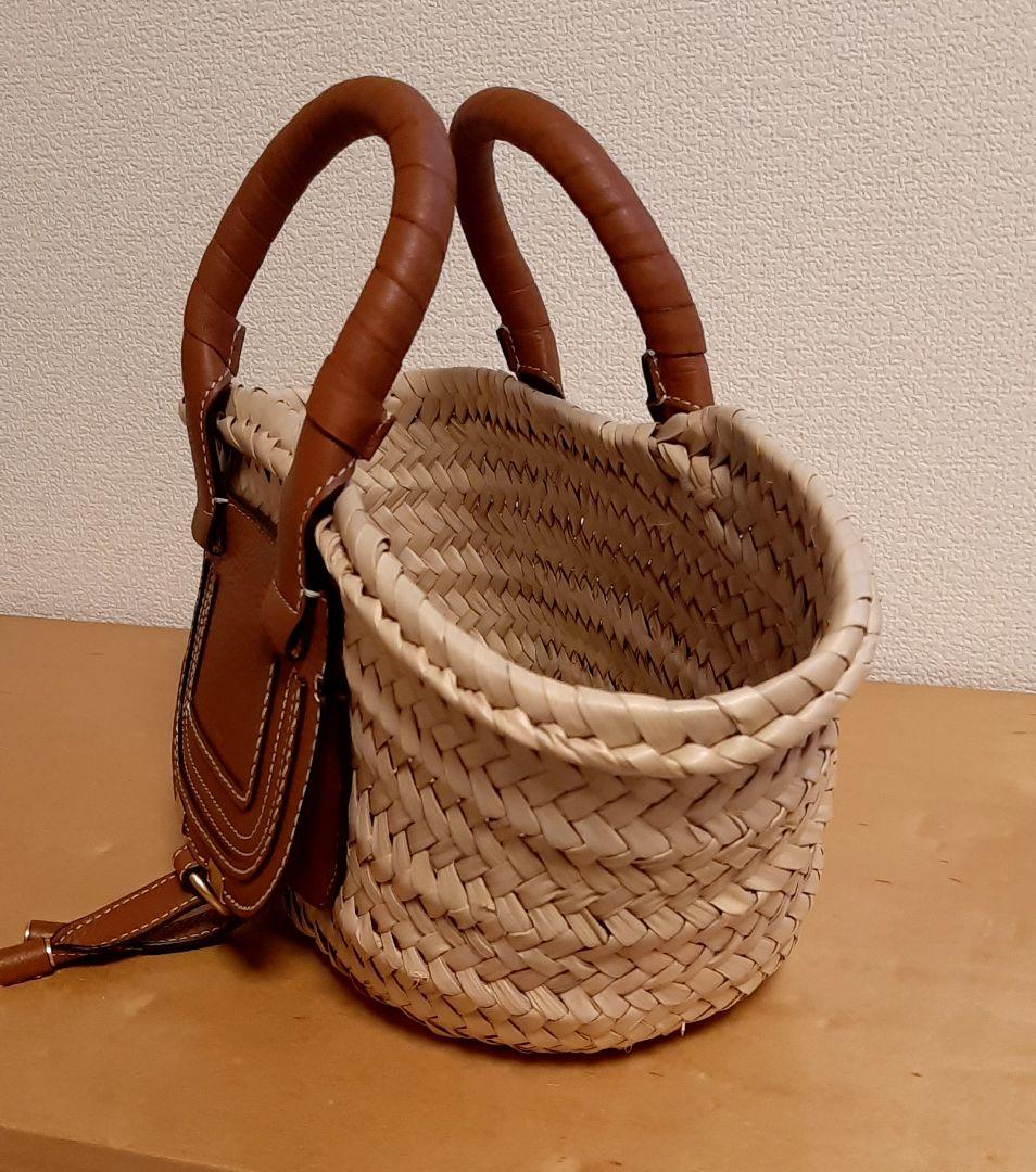 週末お値下げ❗新品未使用 Chloe クロエ マーシーカゴバッグ ブラウン