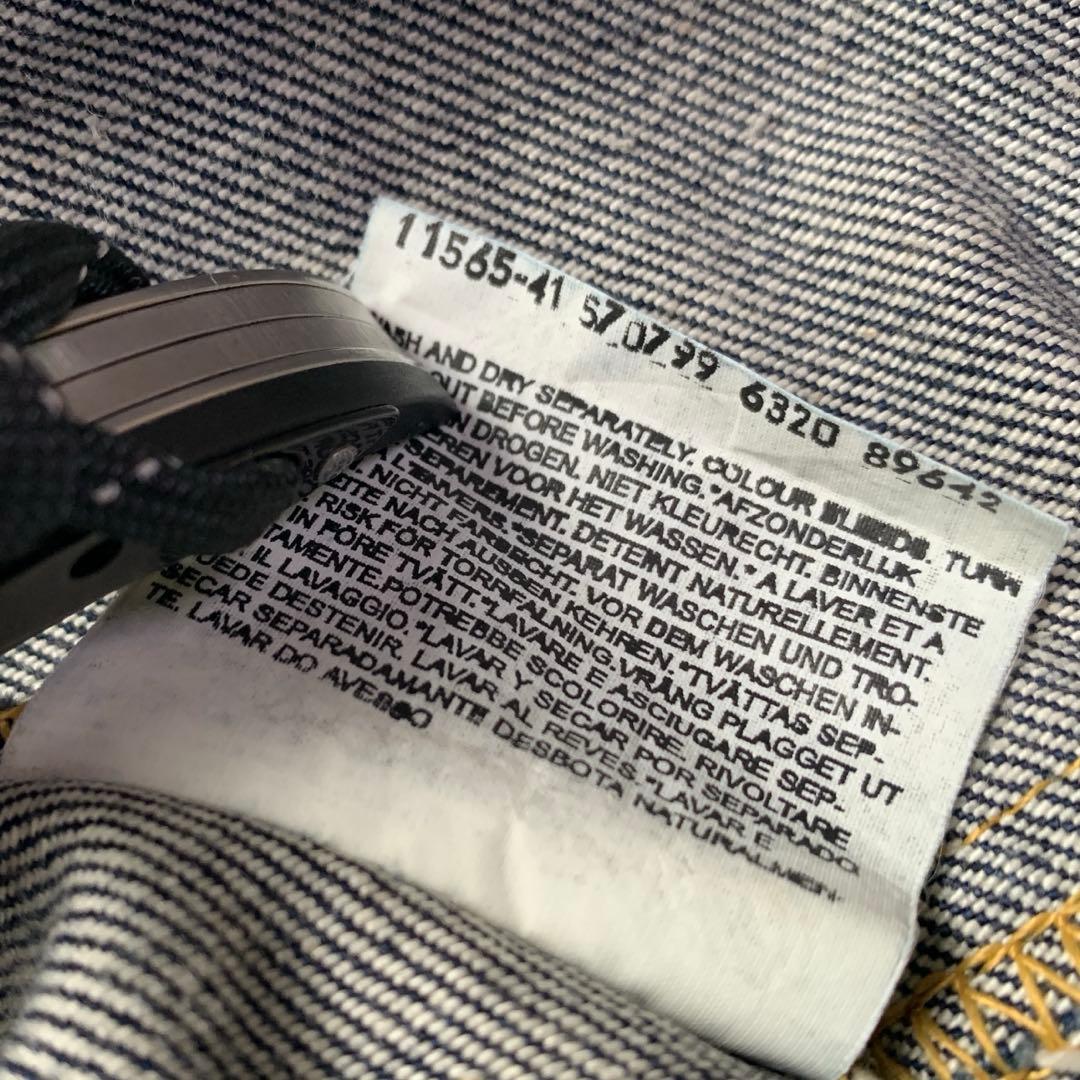 美品◎ユーロ Lee 101J デニム Gジャン 濃紺 XL