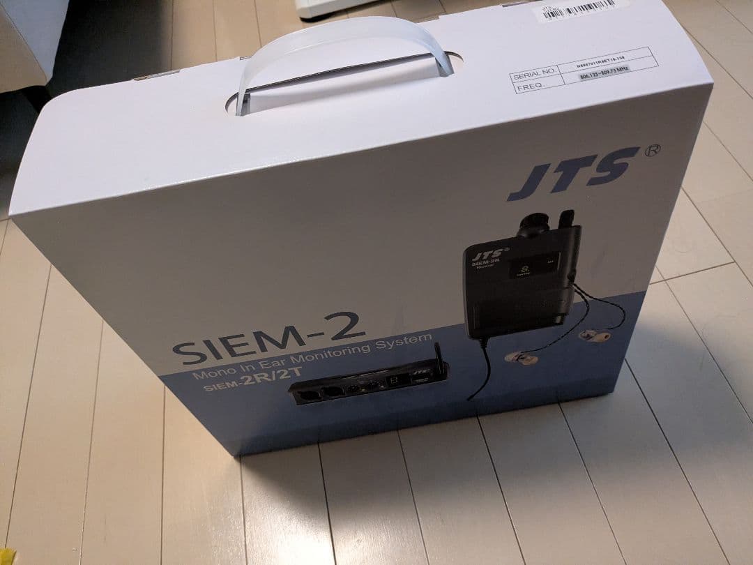 M*Z様 JTS SIEM-2ワイヤレスイヤモニシステムセット