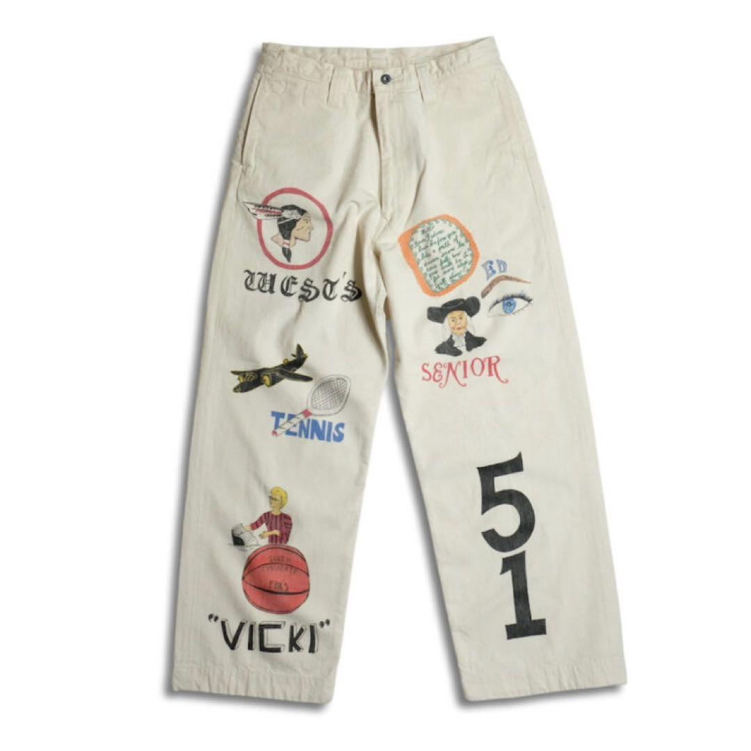 WESTOVERALLS Are You Different メモリアルパンツ