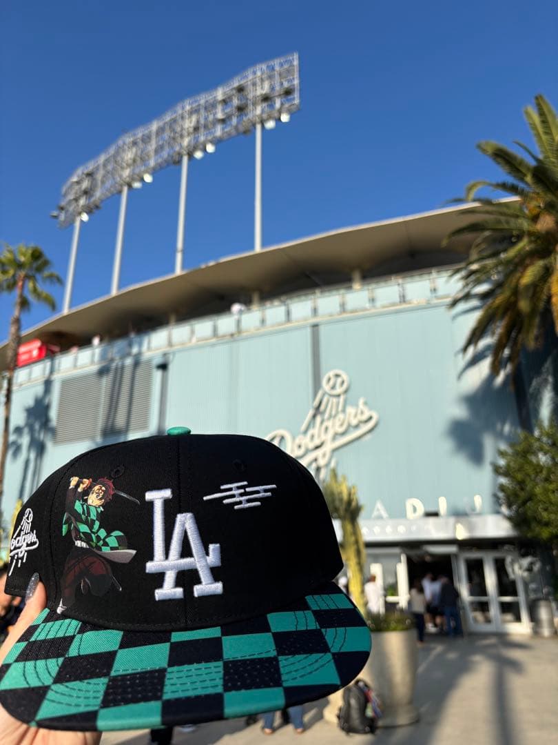 LA Dodgers ドジャース　鬼滅の刃コラボキャップ