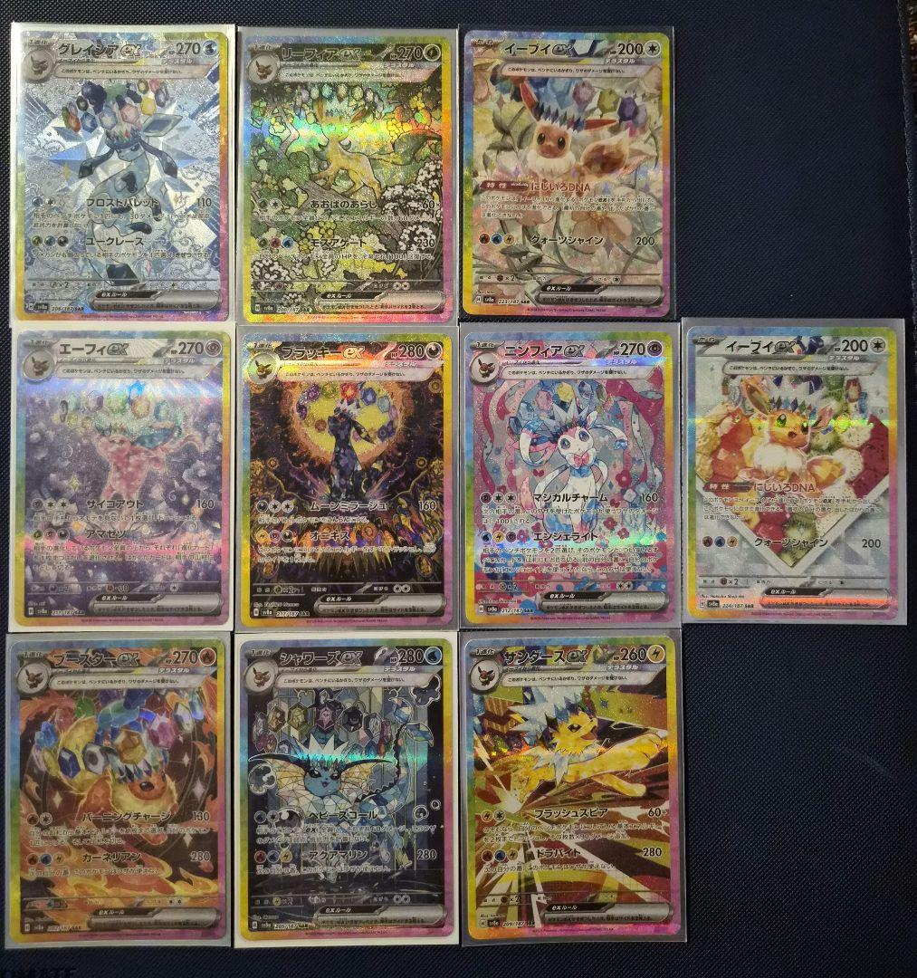 テラスタルフェス ブイズSAR 10枚セット