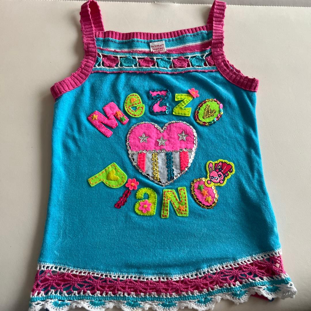 メゾピアノ　平成レトロ　キャミソール　タンクトップ