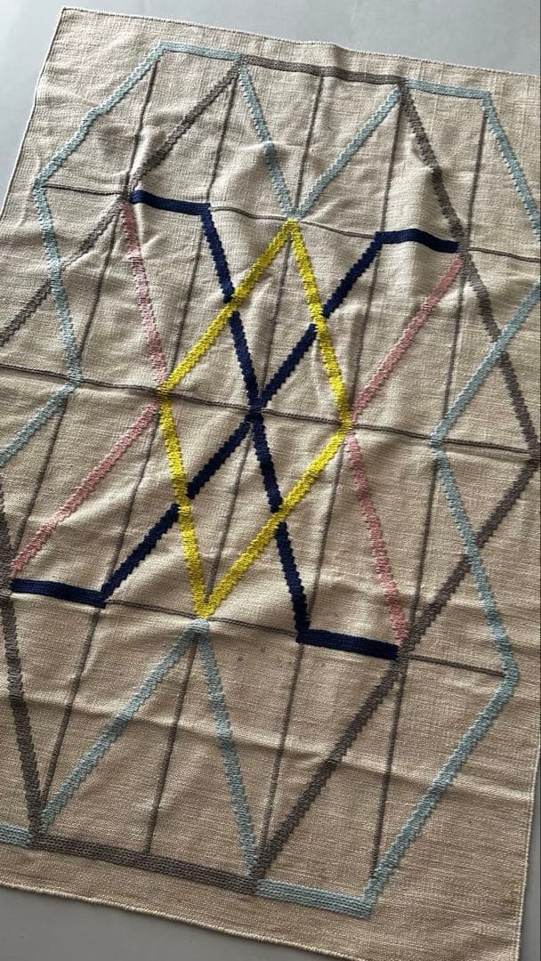 【レア・廃盤】IKEA PS 2014 ラグ 120×180cm ウール100%