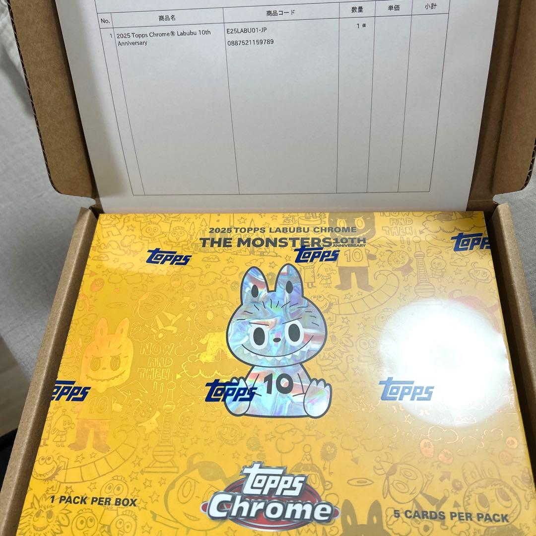 topps LABUBU 1box 新品未開封 シュリンク付き ラブブ