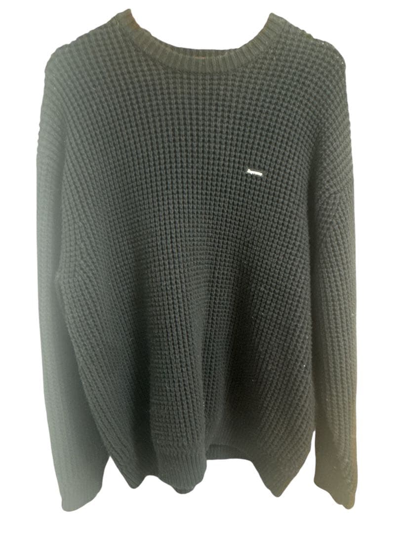 Supreme ブラック ニットセーター Lサイズ