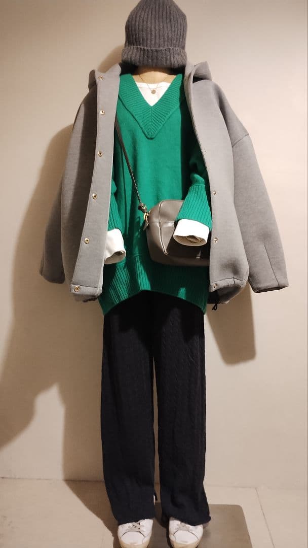 Tpon様 C6861 フーディーブルゾンコーデ