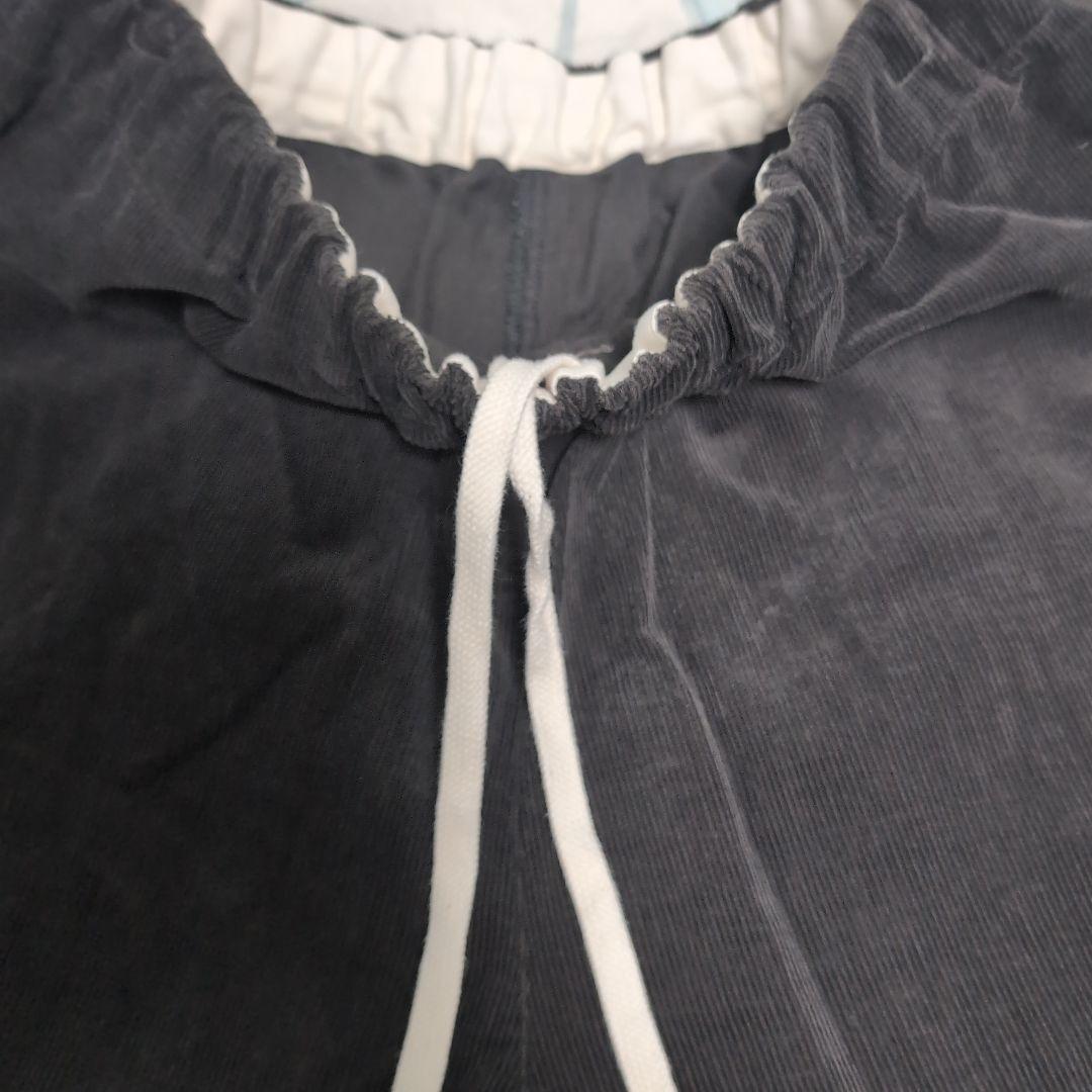 美品　huis遠州織物シャトルコーデュロイバルーンパンツ