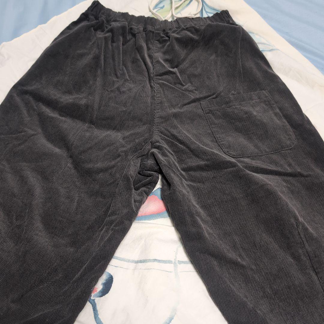 美品　huis遠州織物シャトルコーデュロイバルーンパンツ