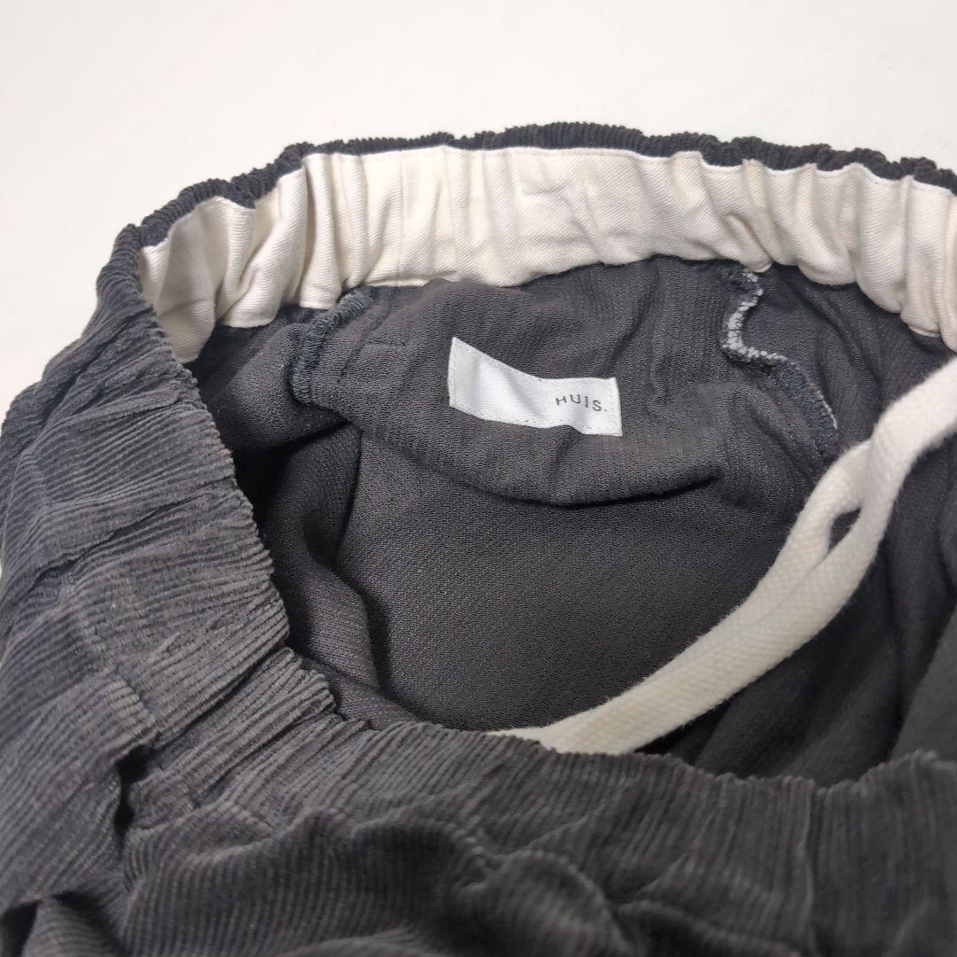 美品　huis遠州織物シャトルコーデュロイバルーンパンツ