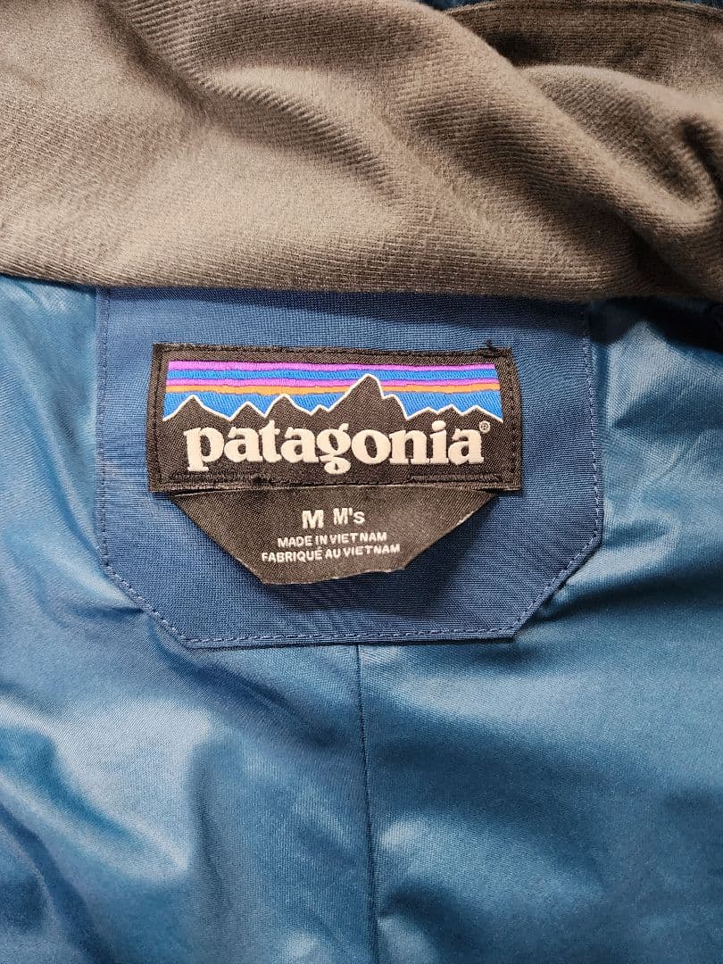 Patagonia 青 フード付きジャケット