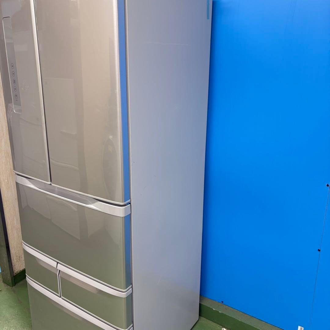 634 大型冷蔵庫　6ドア　観音開き　フレンチドア　500L〜600L 自動製氷