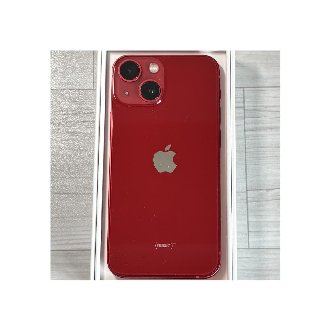 【美品】iPhone 13 mini 赤 128GB SIMフリー