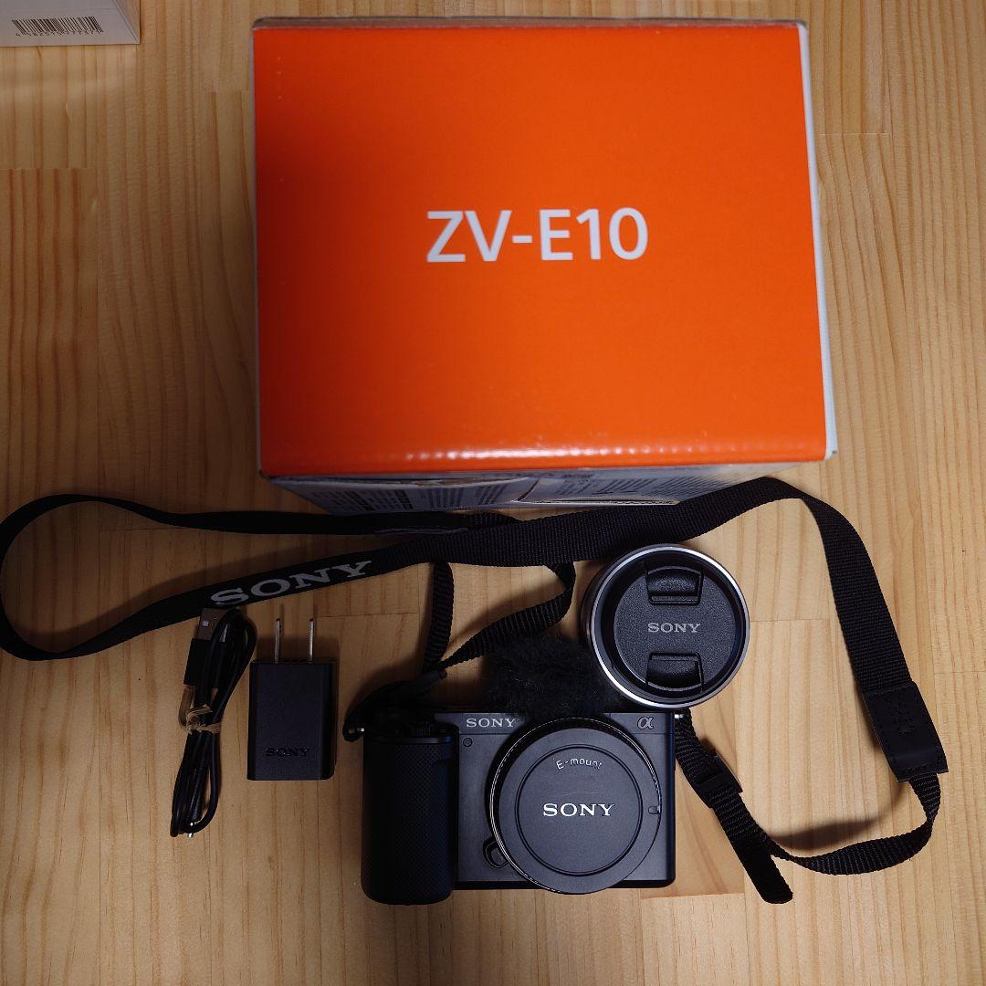 SONY ZV-E10 ミラーレス一眼 本体&単焦点・広角レンズ
