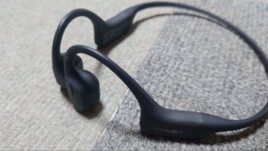 AEROPEX 骨伝導イヤホン ブラック　アフターショックズ