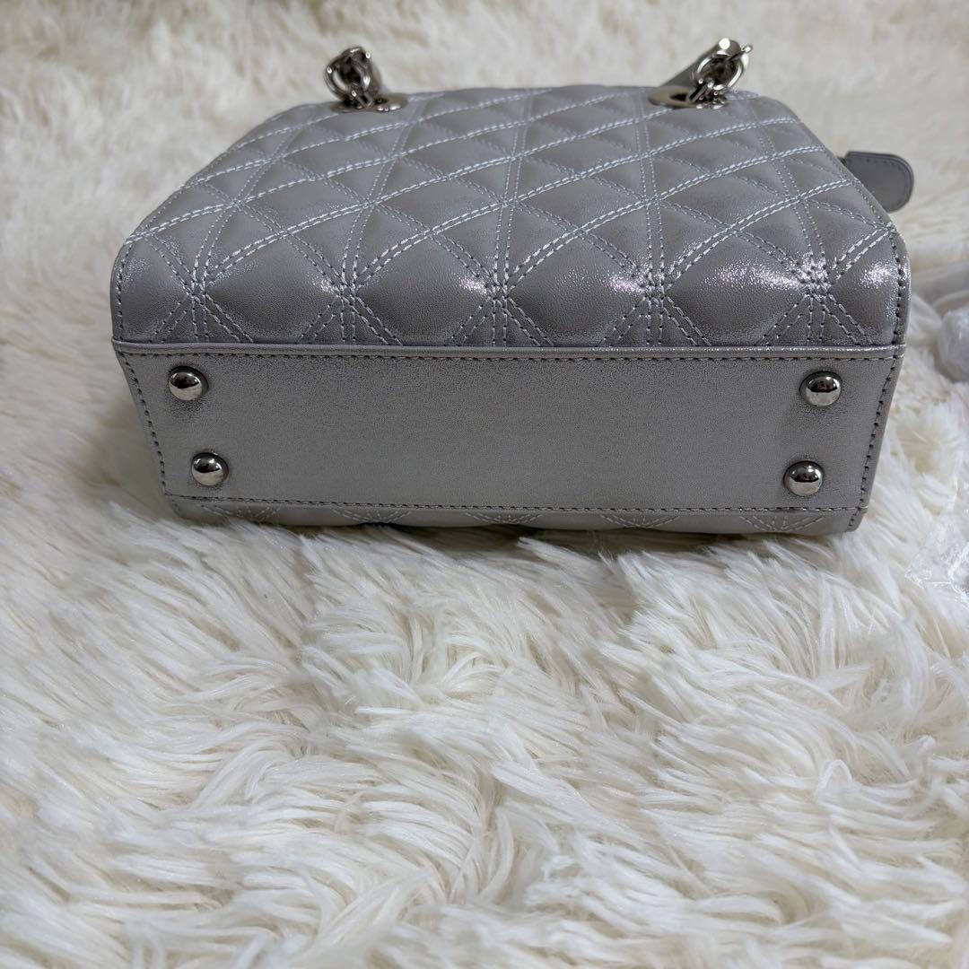 未使用品　RANDA キルティング 2ウェイバッグ シルバー