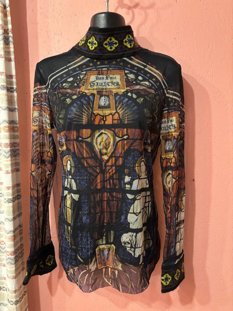 Jean Paul Gaultier パワーネット　ハイネック 40