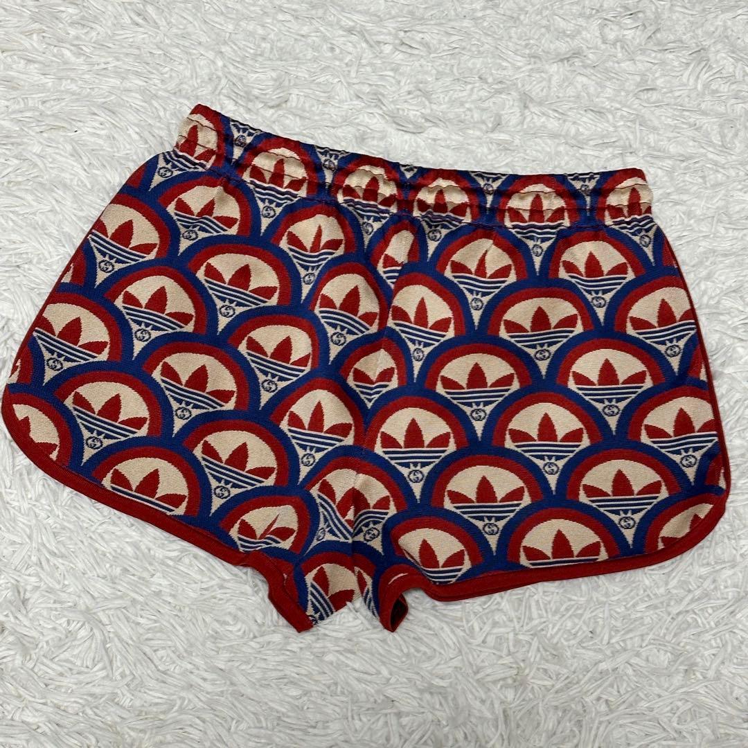 adidas× GUCCI ショートパンツ ジャガード インターロッキング 新品