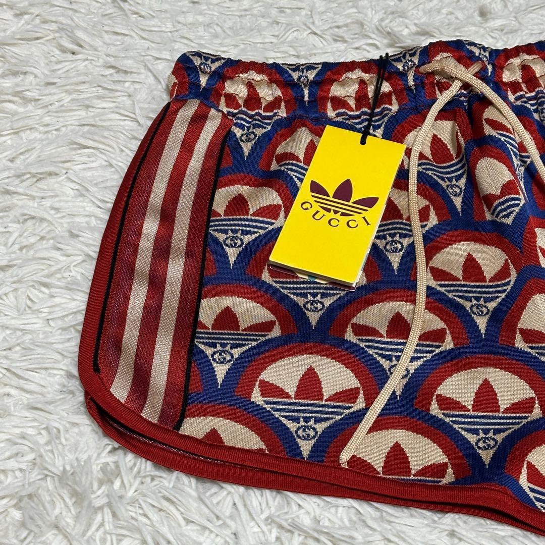 adidas× GUCCI ショートパンツ ジャガード インターロッキング 新品