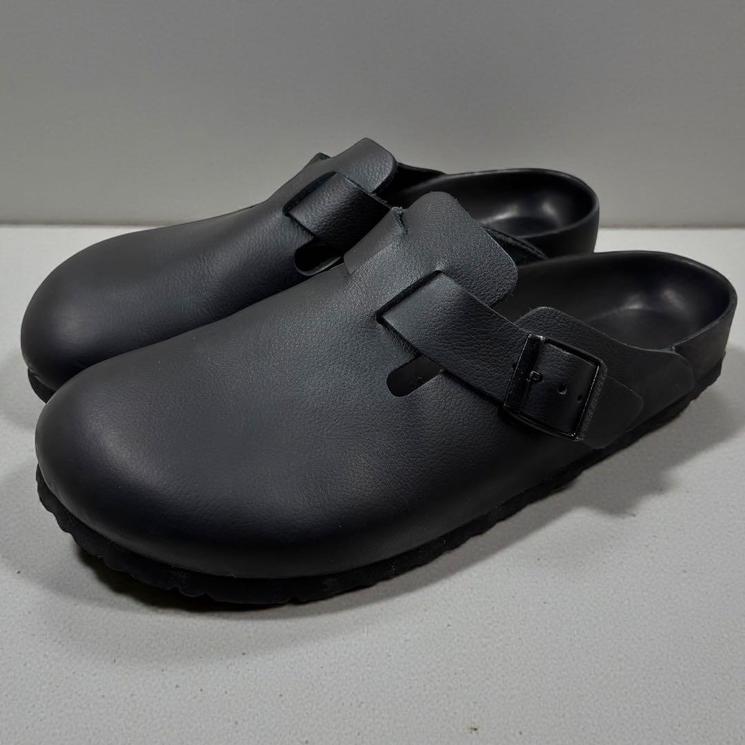 レア ビルケンシュトック ボストン エクスクイジット 27cm オールブラック