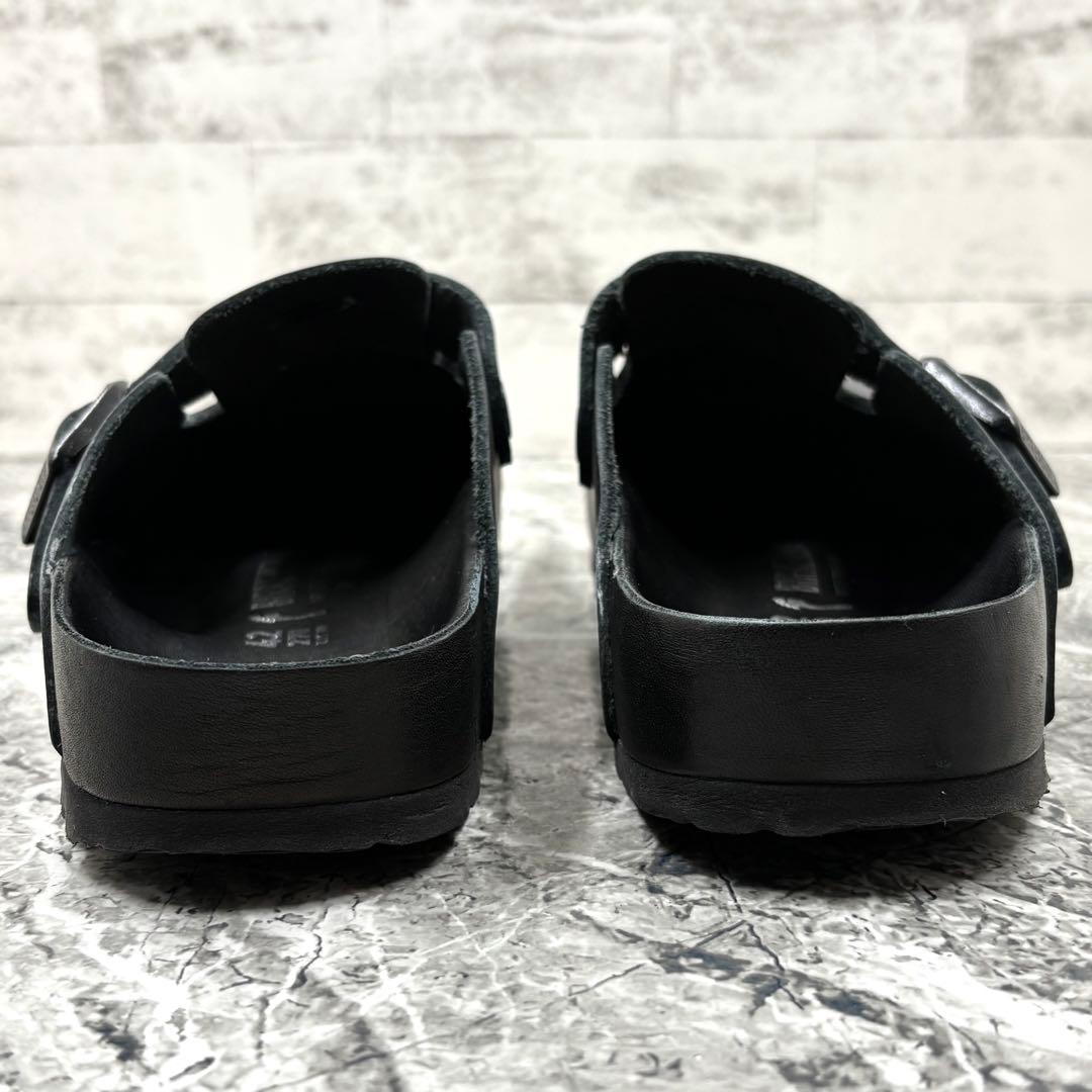 レア ビルケンシュトック ボストン エクスクイジット 27cm オールブラック