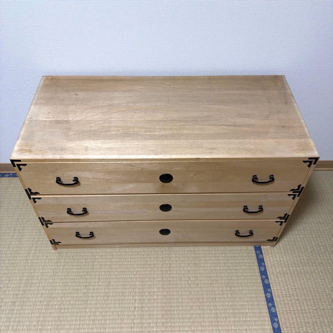 桐箪笥 3段 和家具 タンス