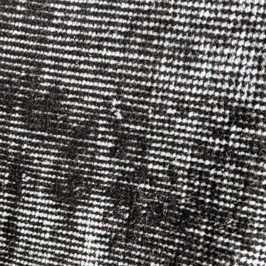 86×176 オーバーダイ　ブラックダークネイビー　トルコヴィンテージラグ