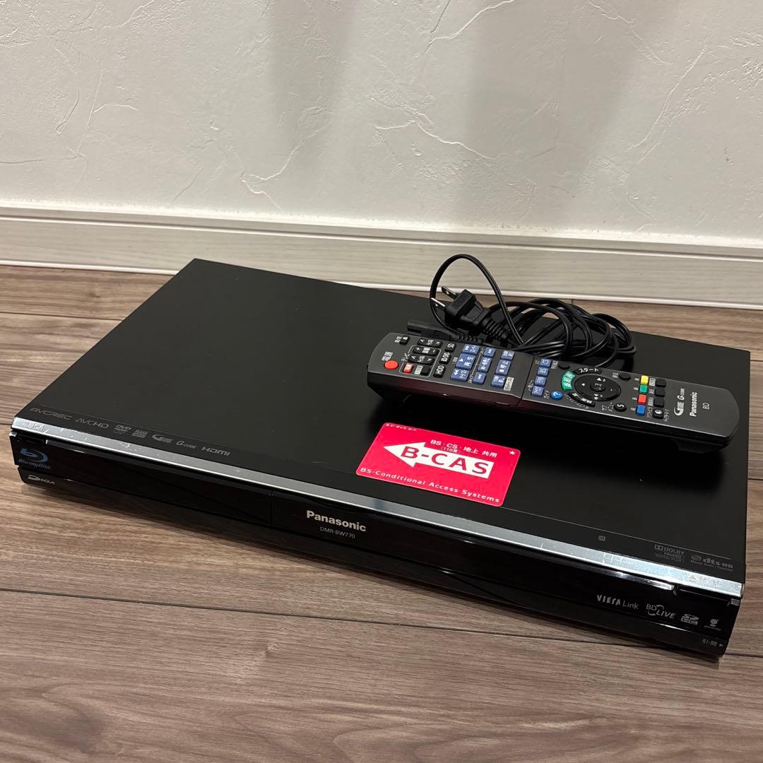 Panasonic DMR-BW770 ブルーレイレコーダー動作確認済