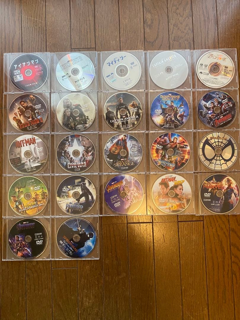 マーベルＭCＵDVD コレクション22枚セット