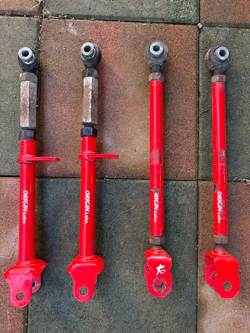 JZX100 オリジン リアロアアーム、リアテンションロッド左右セット