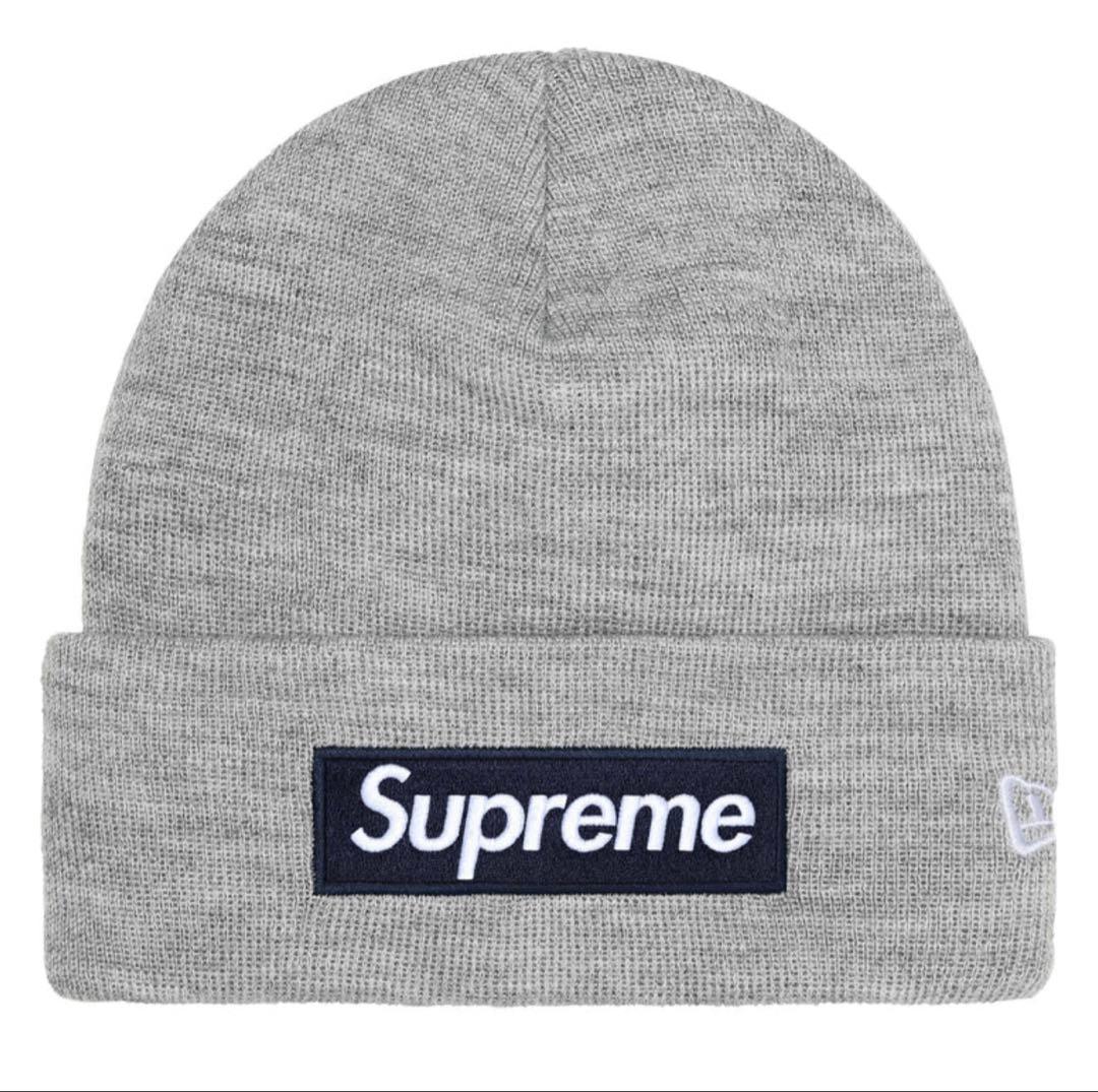 帽子 Supreme NEW ERA Box Logo Beanie Grey
